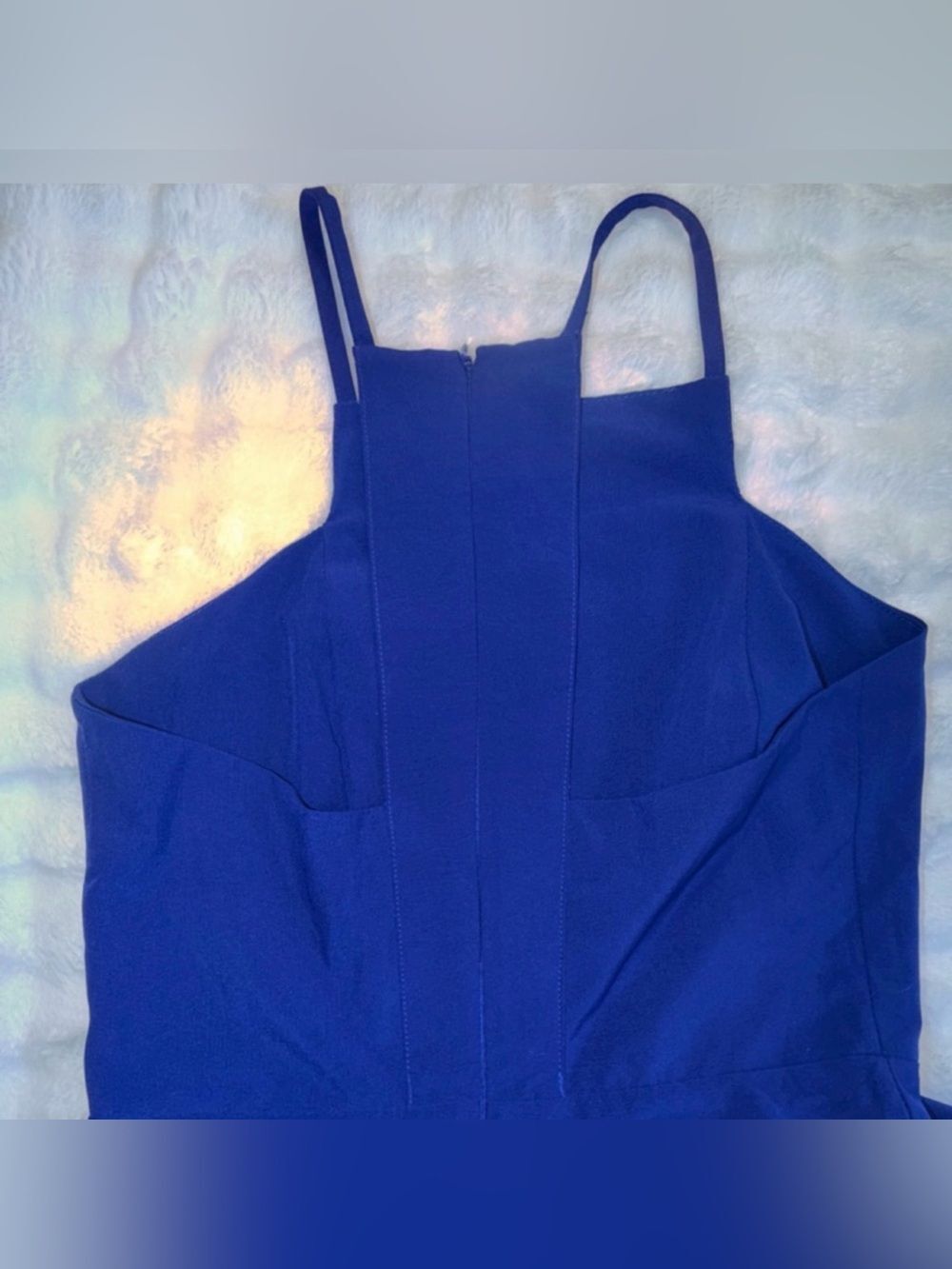 LULUS Women’s Call to Charms Royal Blue Sleeveless Skater Dress Size Small - Picture 11 of 12